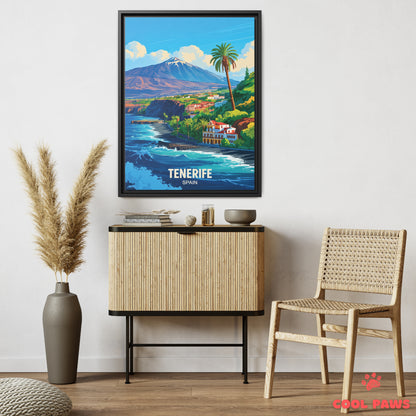 Tenerife Travel Print | Spanish Mount Teide | Spain