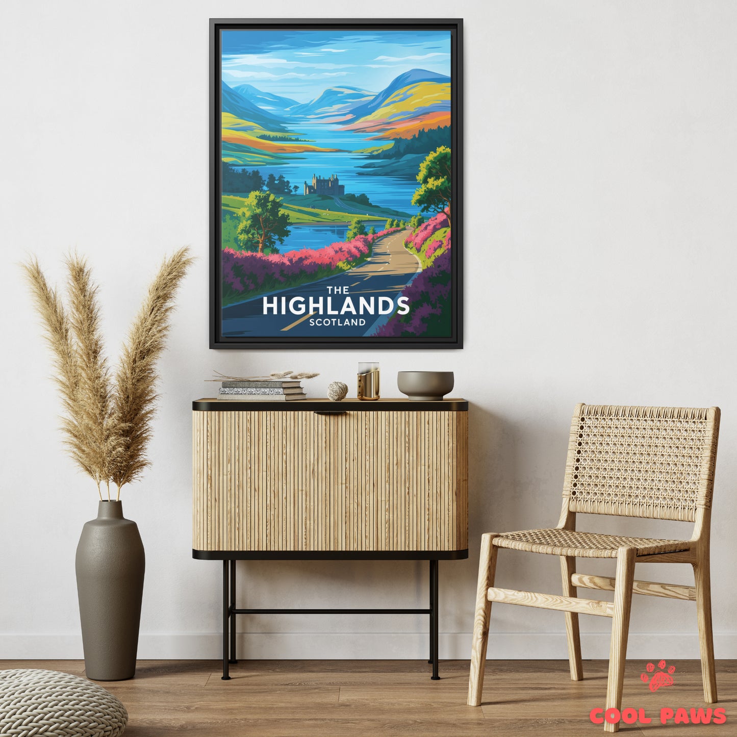 The Highlands Travel Print | Scottish Castle | Scotland