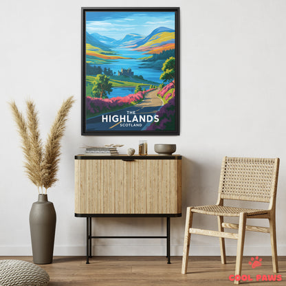 The Highlands Travel Print | Scottish Castle | Scotland