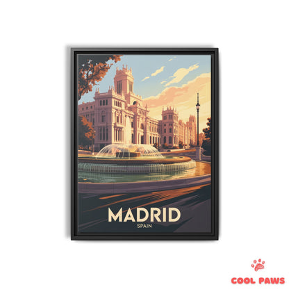 Madrid Travel Print | Spanish Palacio de Cibeles | Spain