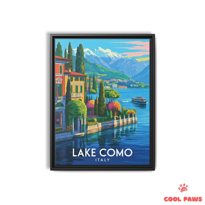 Lake Como Travel Print | Italian Villas| Italy