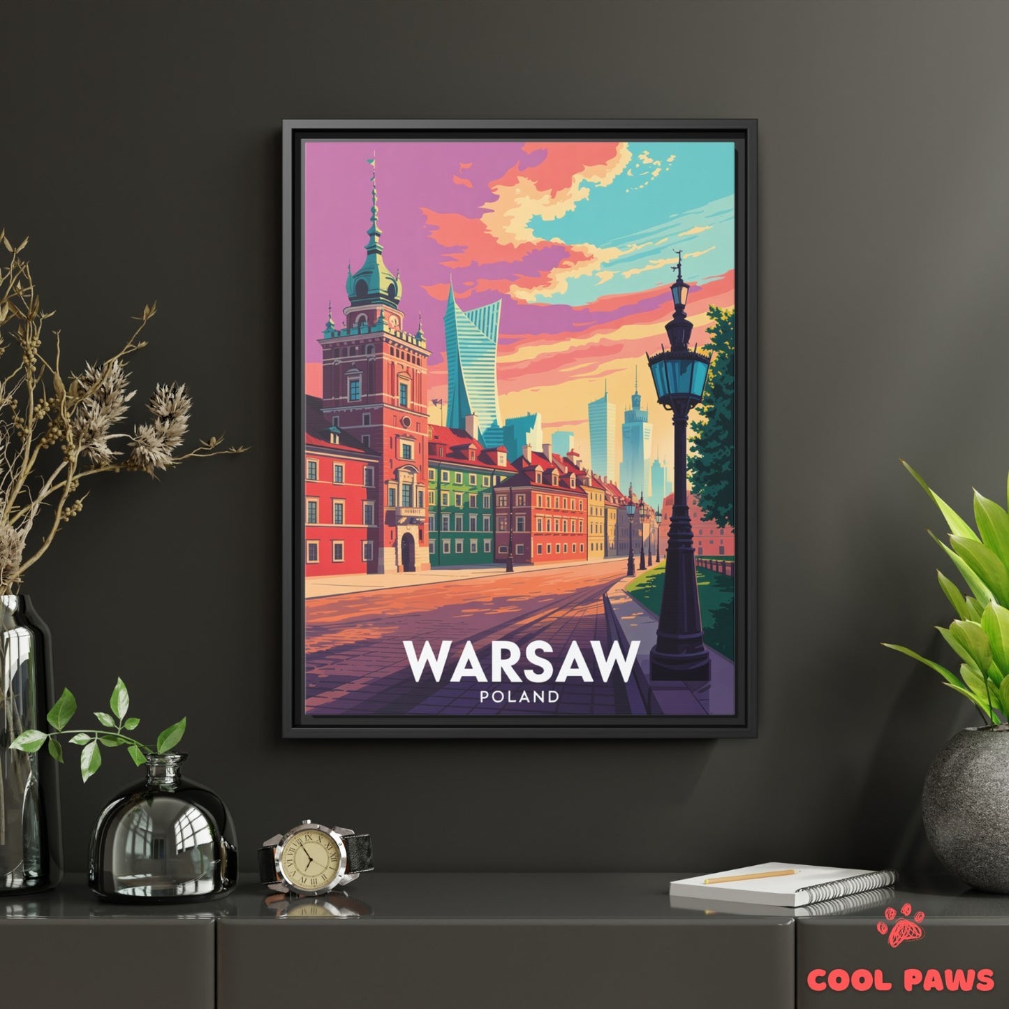Warsaw Travel Print | Polish Royal Castle | Poland