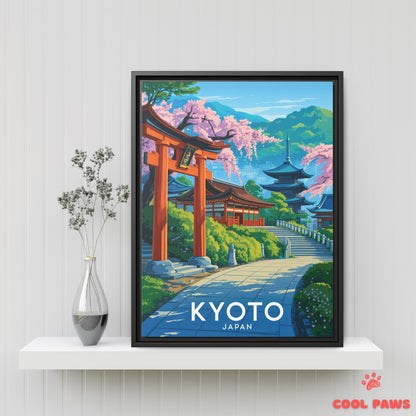 Kyoto Travel Print | Torii gate Japan