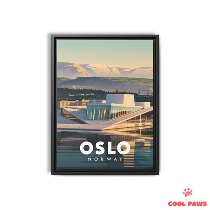 Oslo Travel Print | Norwegian Opera House | Norway