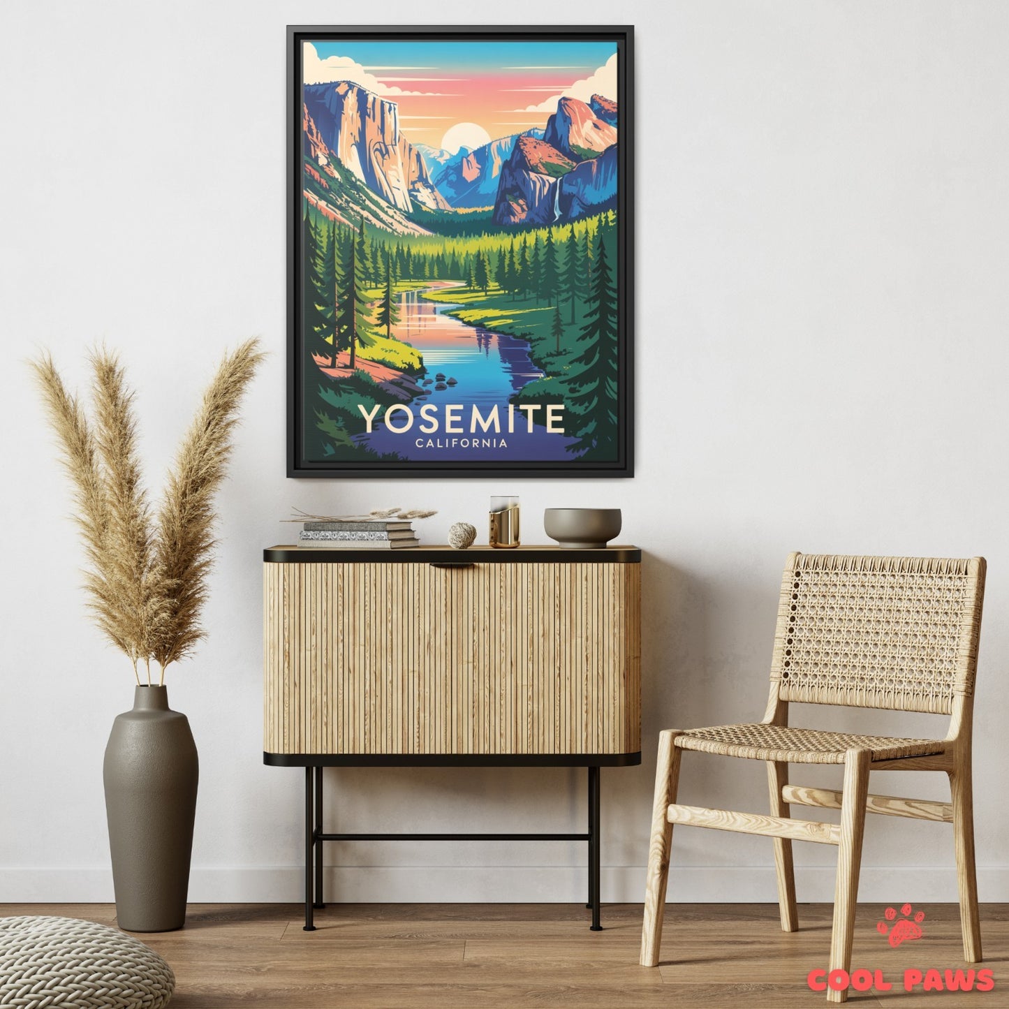 Yosemite Travel Print | National Park California