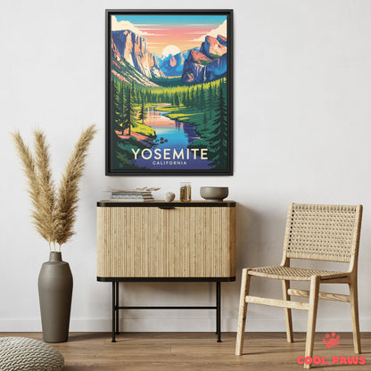 Yosemite Travel Print | National Park California