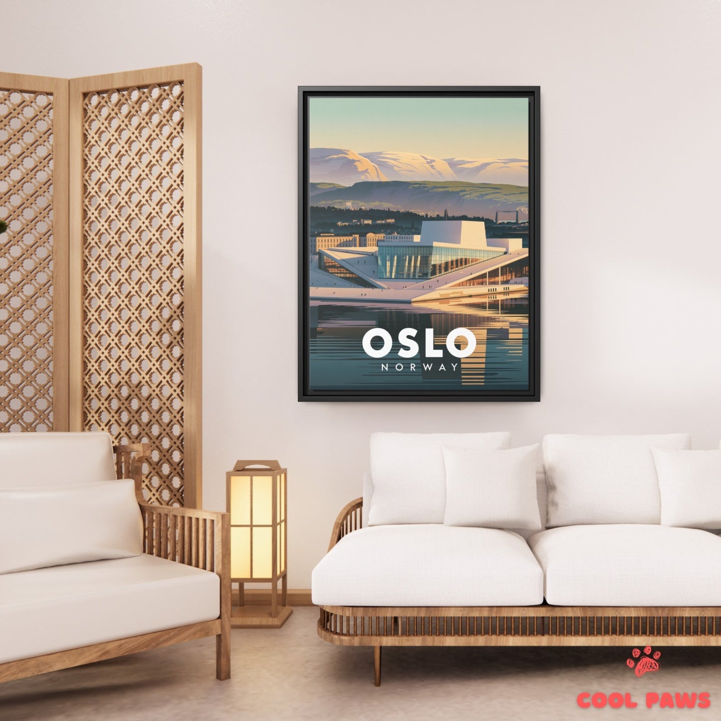 Oslo Travel Print | Norwegian Opera House | Norway
