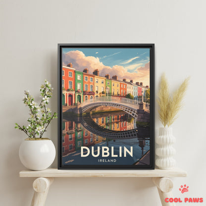 Dublin Travel Print | Irish Ha'penny Bridge | Ireland