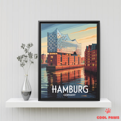 Hamburg Travel Print | German Elbphilharmonie | Germany