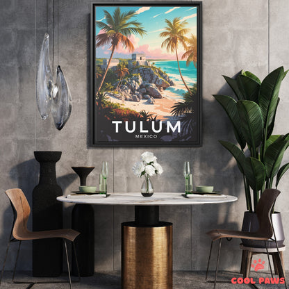 Tulum Travel Print | Mayan Ruins