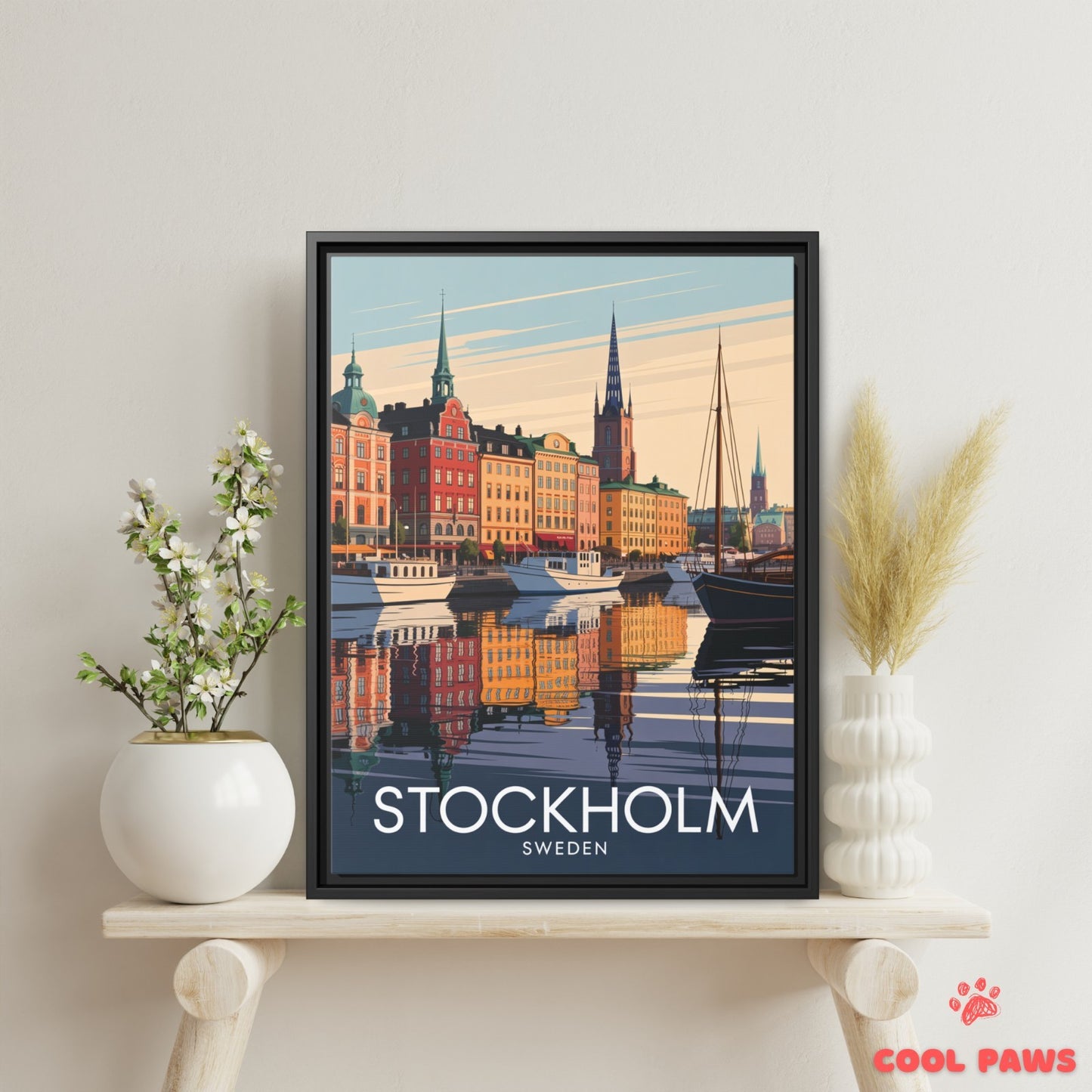 Stockholm Travel Print | Swedish Gamla Stan | Sweden