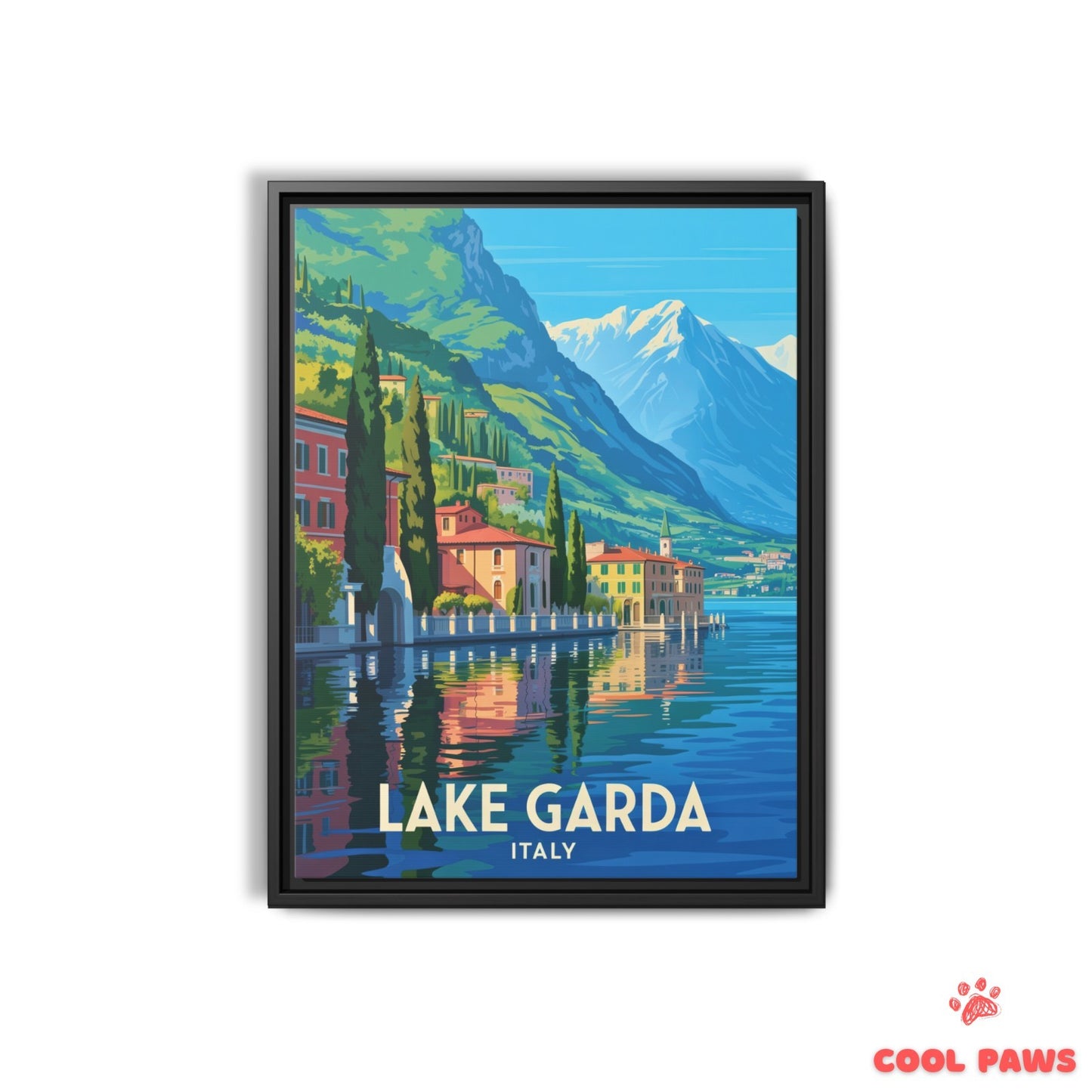 Lake Garda Travel Print | Italian Lake Garda |Italy