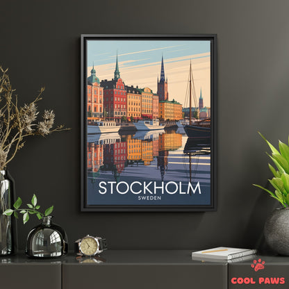 Stockholm Travel Print | Swedish Gamla Stan | Sweden