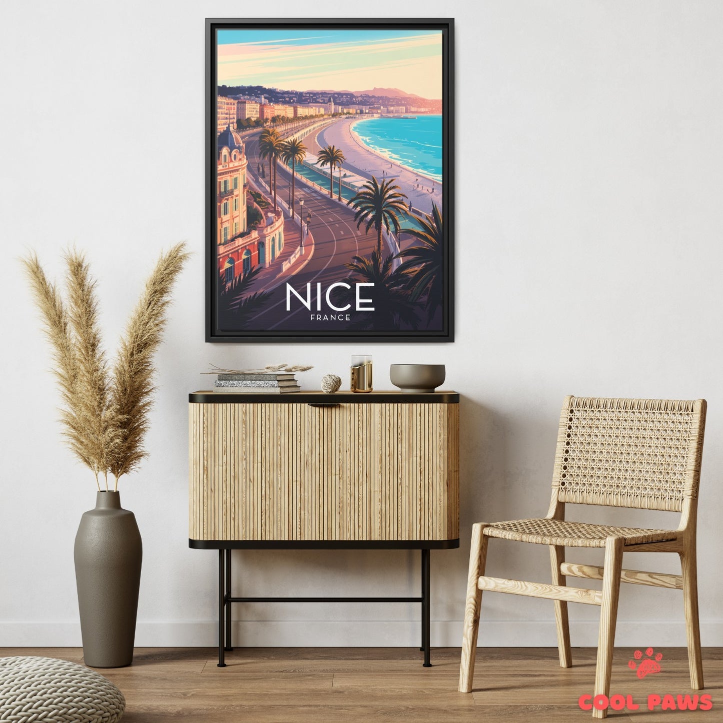 Nice Travel Print | French Promenade des Anglais | France