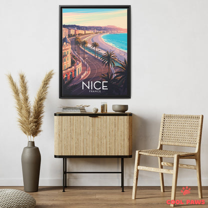 Nice Travel Print | French Promenade des Anglais | France