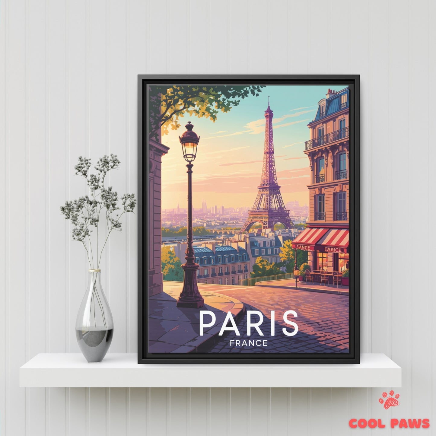 Paris Travel Print | French Eiffel Tower | France