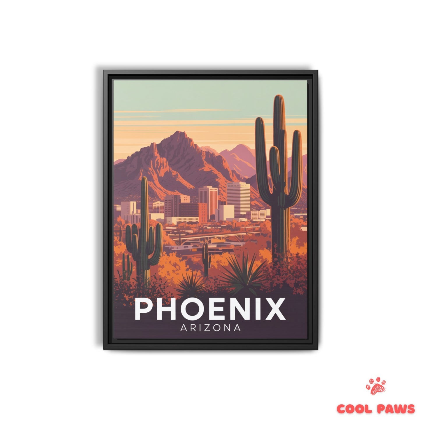 Phoenix Travel Print | Camelback Mountain Arizona