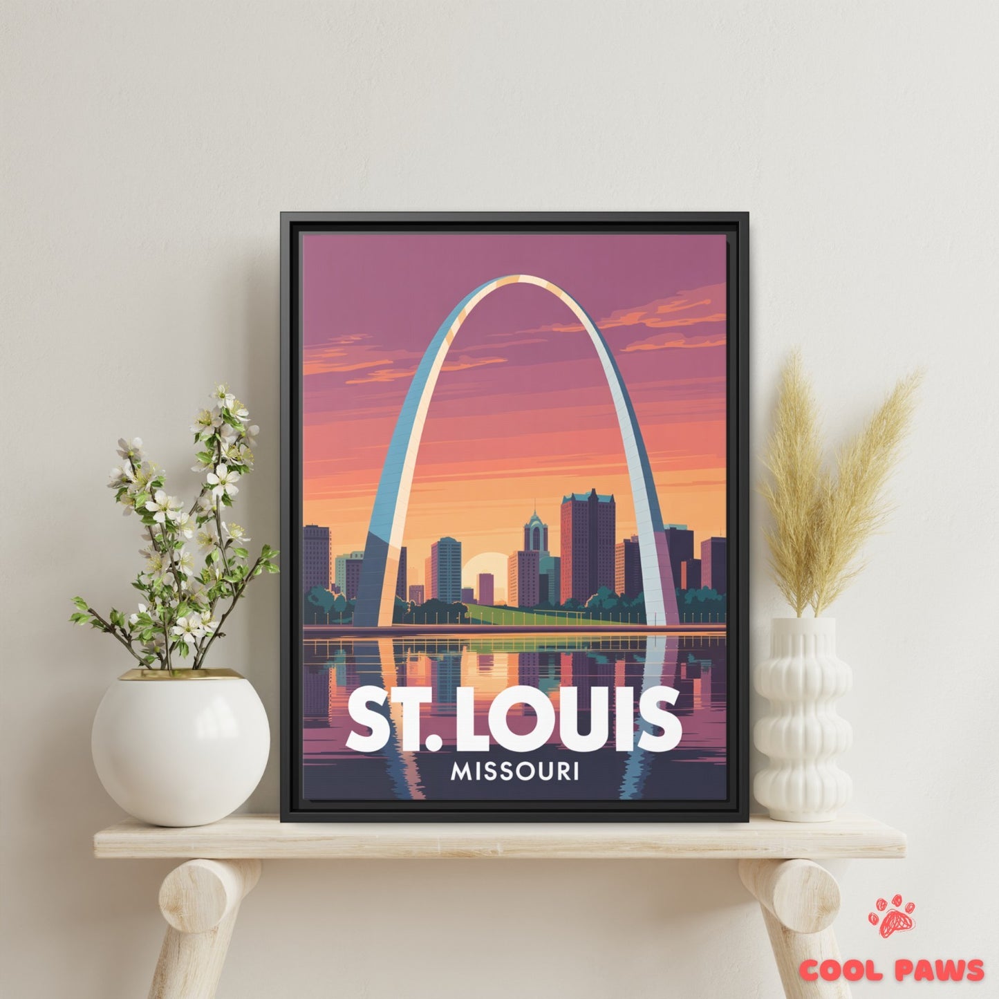 St. Louis Travel Print | Gateway Arch Missouri