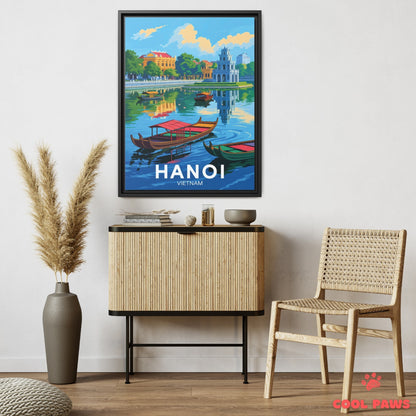 Hanoi Travel Print | Hoan Kiem Lake (Turtle Tower) | Vietnam