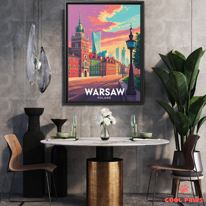 Warsaw Travel Print | Polish Royal Castle | Poland