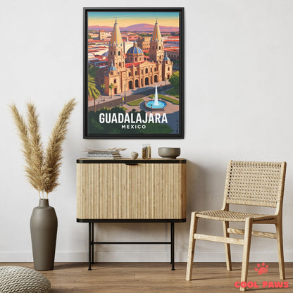 Guadalajara Travel Print | Cathedral