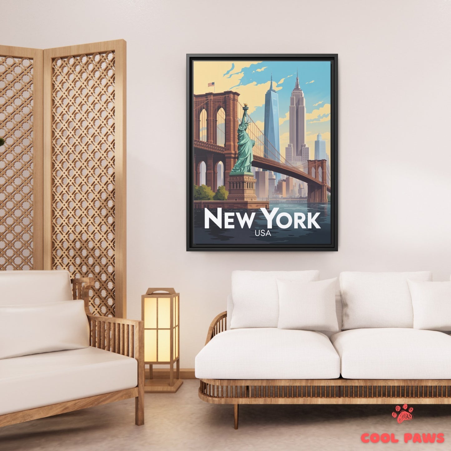 New York Travel Print | Statue of Liberty