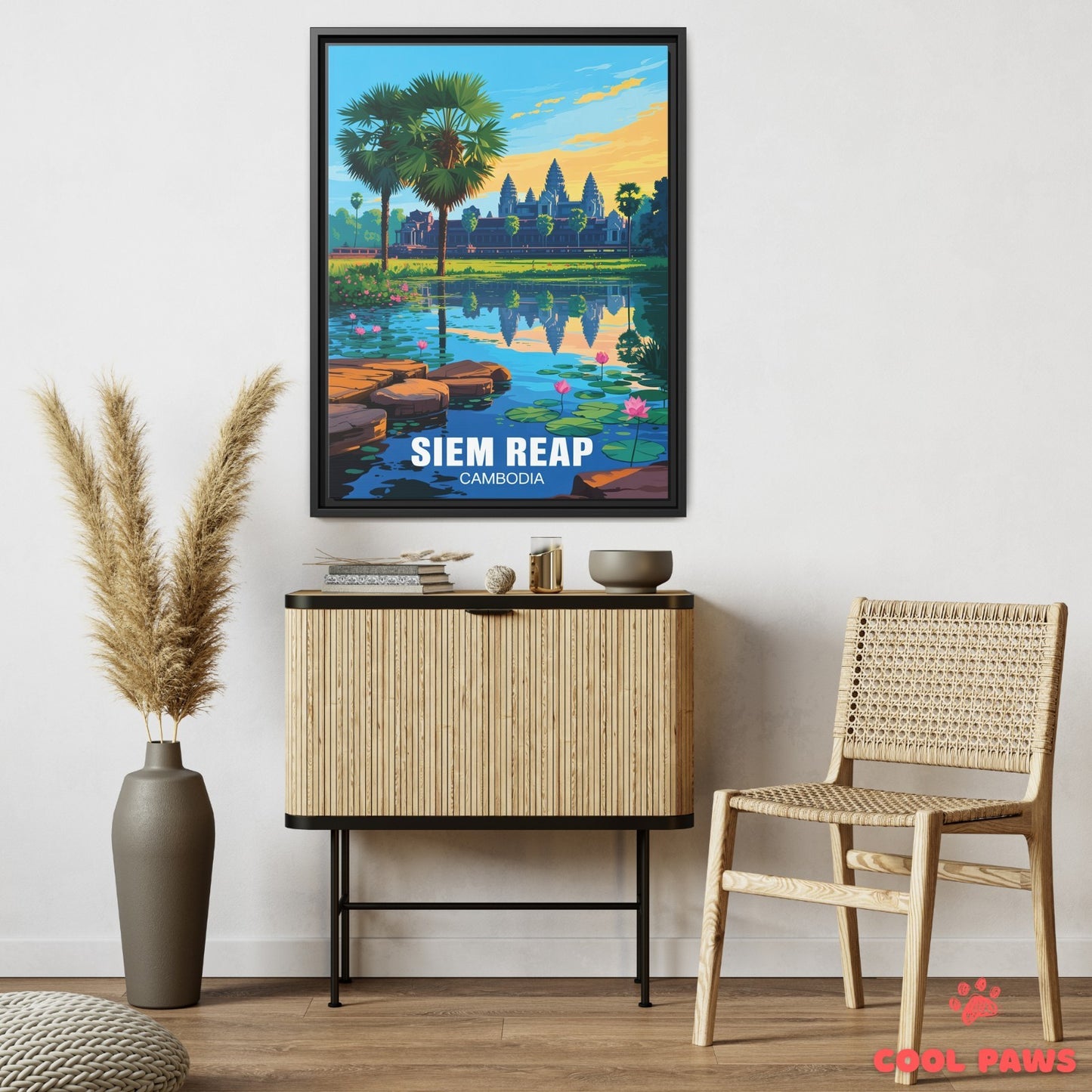 Siem Reap Travel Print | Angkor Wat | Cambodia