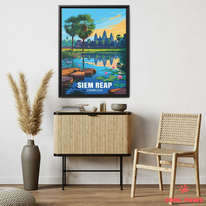 Siem Reap Travel Print | Angkor Wat | Cambodia