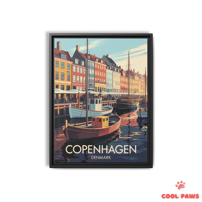 Copenhagen Travel Print | Danish Nyhavn | Denmark