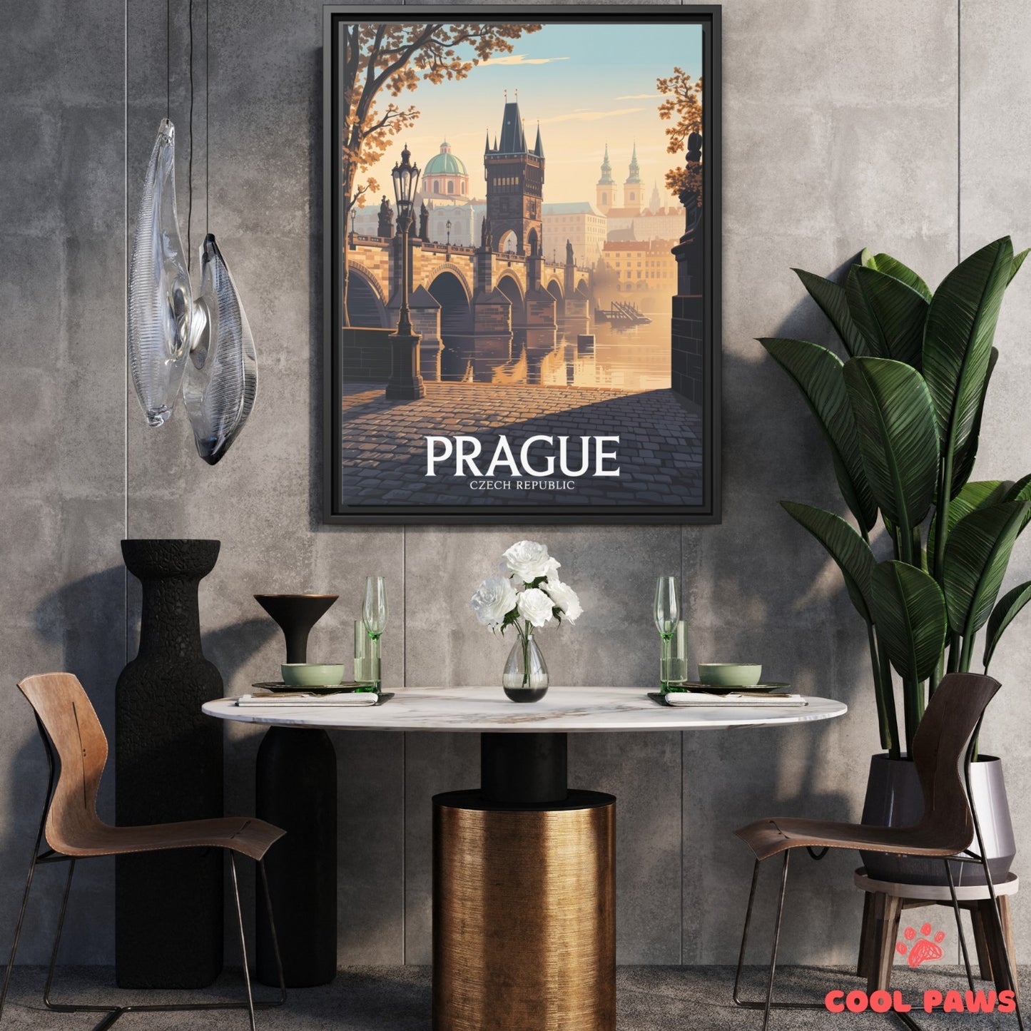 Prague Travel Print | Czech Charles Bridge | Czcech Republic
