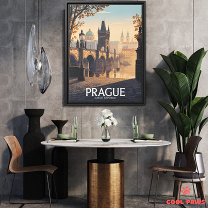 Prague Travel Print | Czech Charles Bridge | Czcech Republic