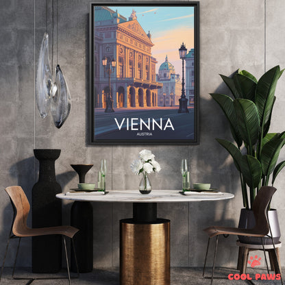 Vienna Travel Print | Austrian State Opera | Austria