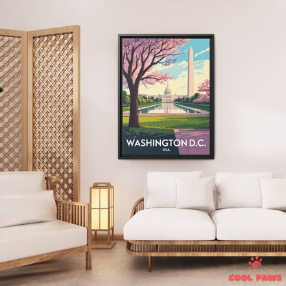 Washington D.C. Travel Print | U.S. Capitol
