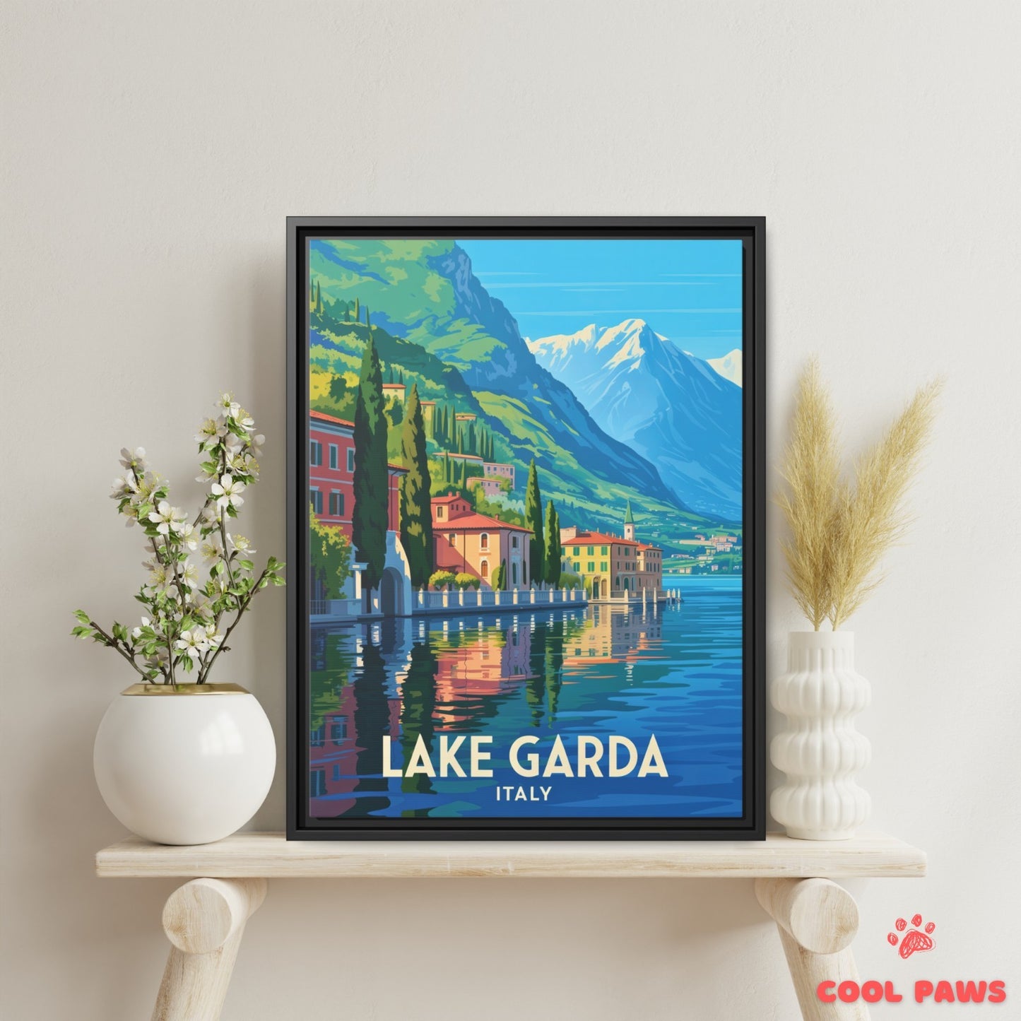 Lake Garda Travel Print | Italian Lake Garda |Italy