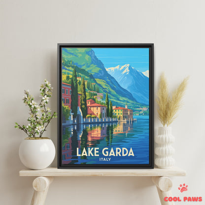 Lake Garda Travel Print | Italian Lake Garda |Italy