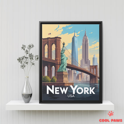 New York Travel Print | Statue of Liberty
