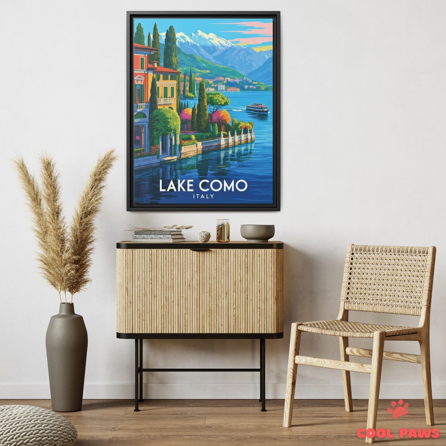 Lake Como Travel Print | Italian Villas| Italy
