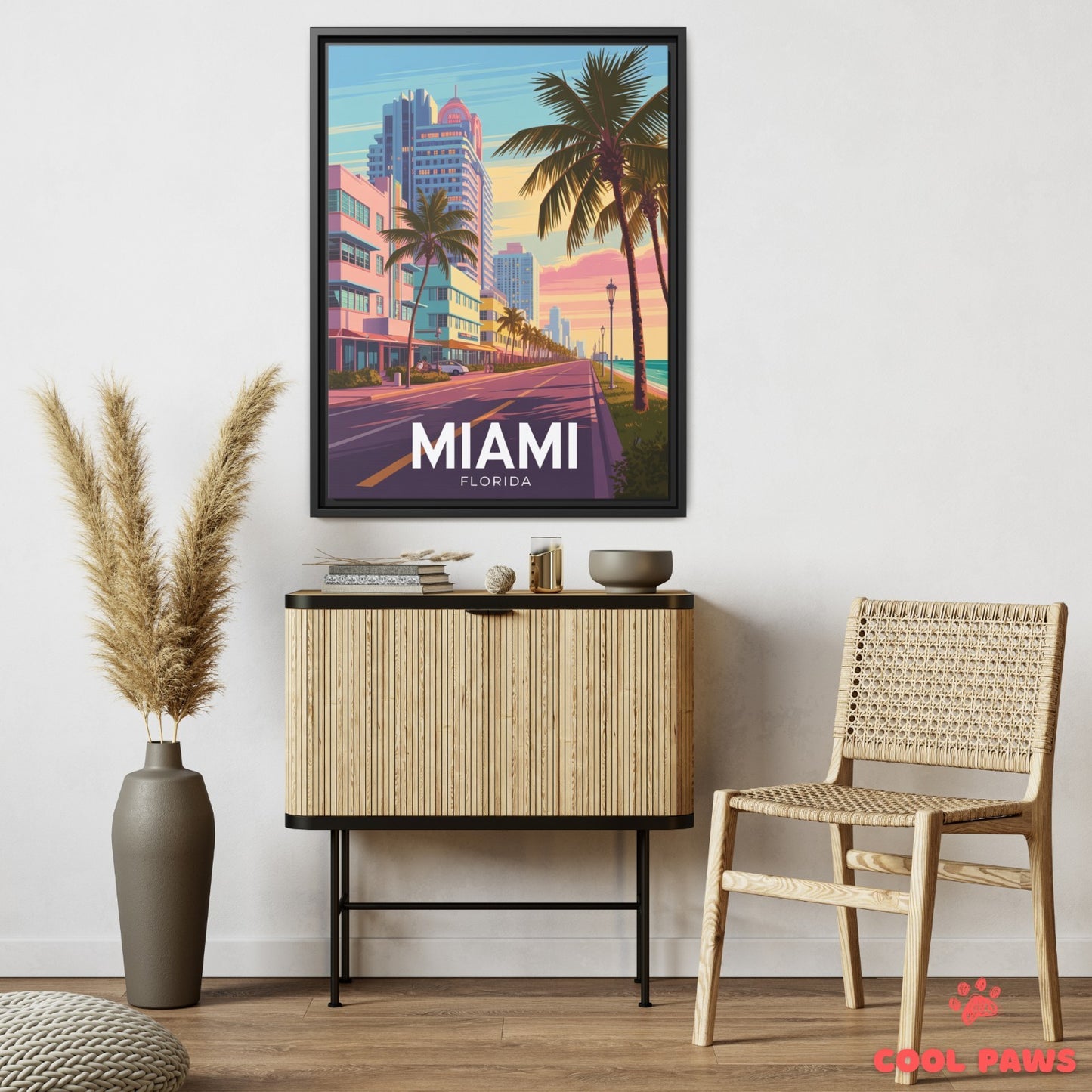 Miami Travel Print | Ocean Drive Florida