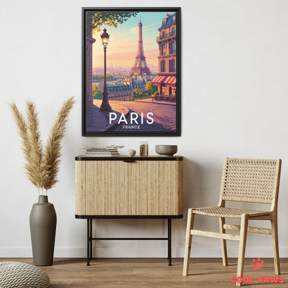 Paris Travel Print | French Eiffel Tower | France