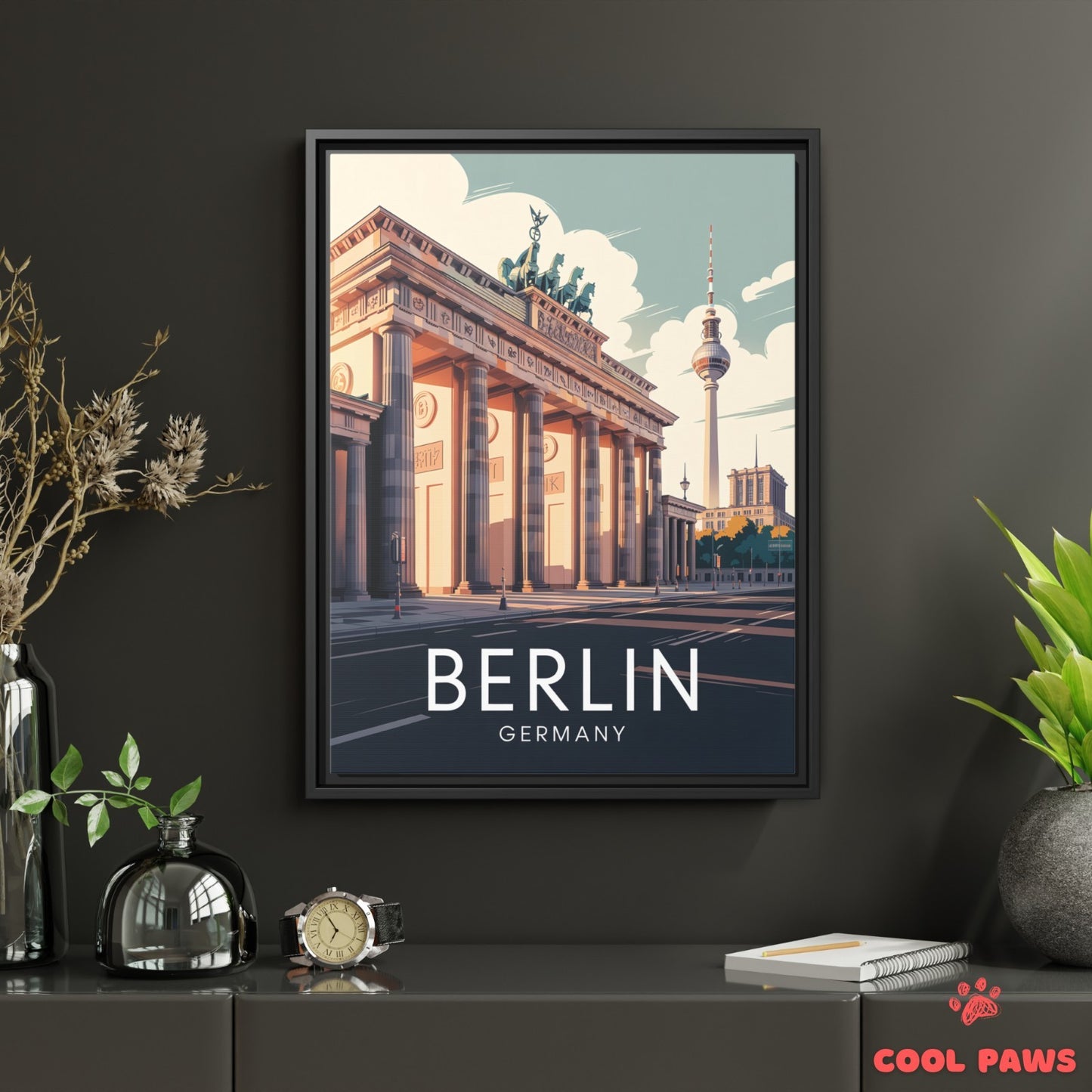 Berlin Travel Print | German Brandenburg Gate | Germany