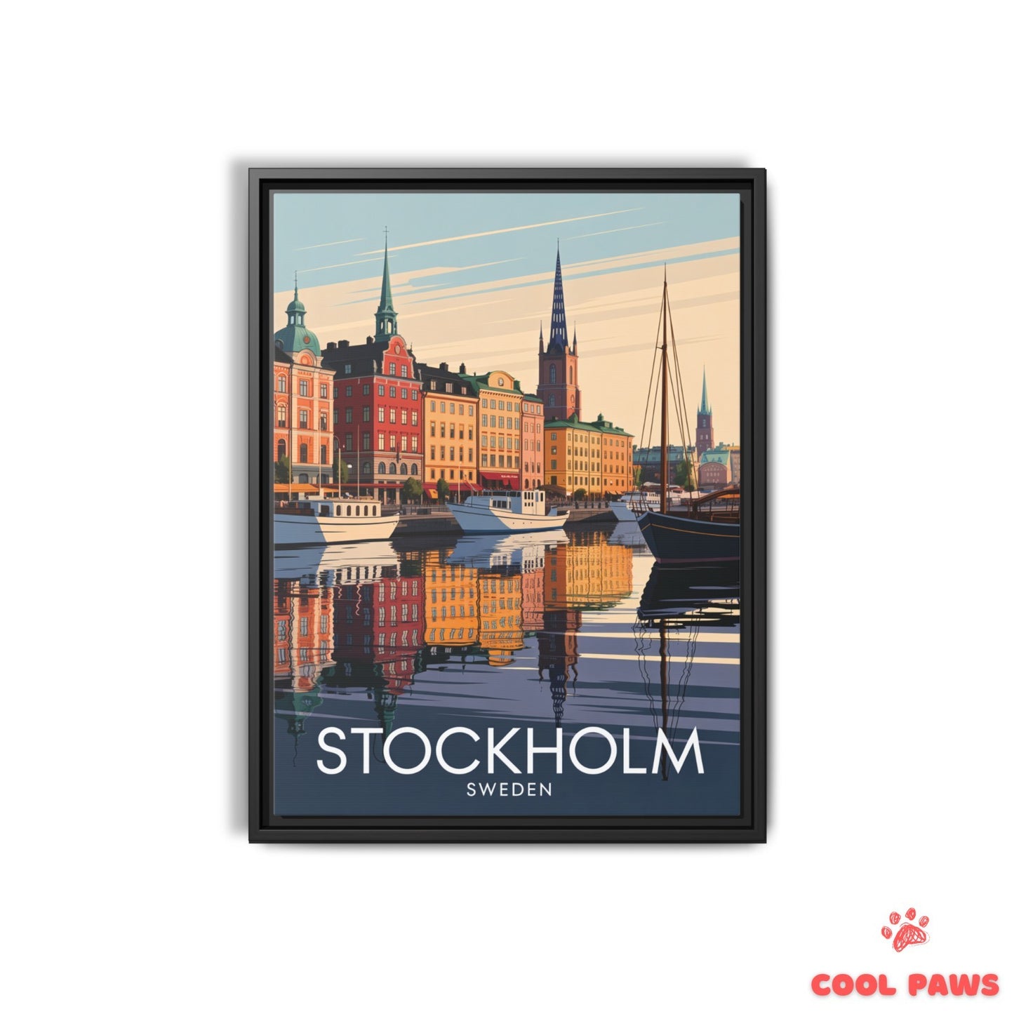 Stockholm Travel Print | Swedish Gamla Stan | Sweden
