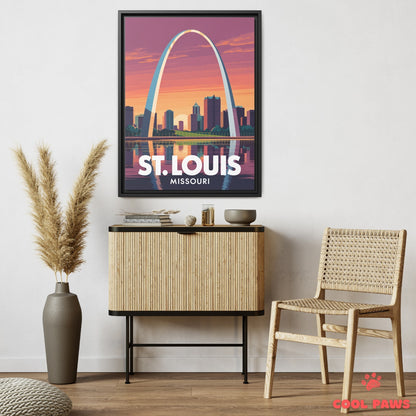 St. Louis Travel Print | Gateway Arch Missouri