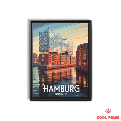 Hamburg Travel Print | German Elbphilharmonie | Germany