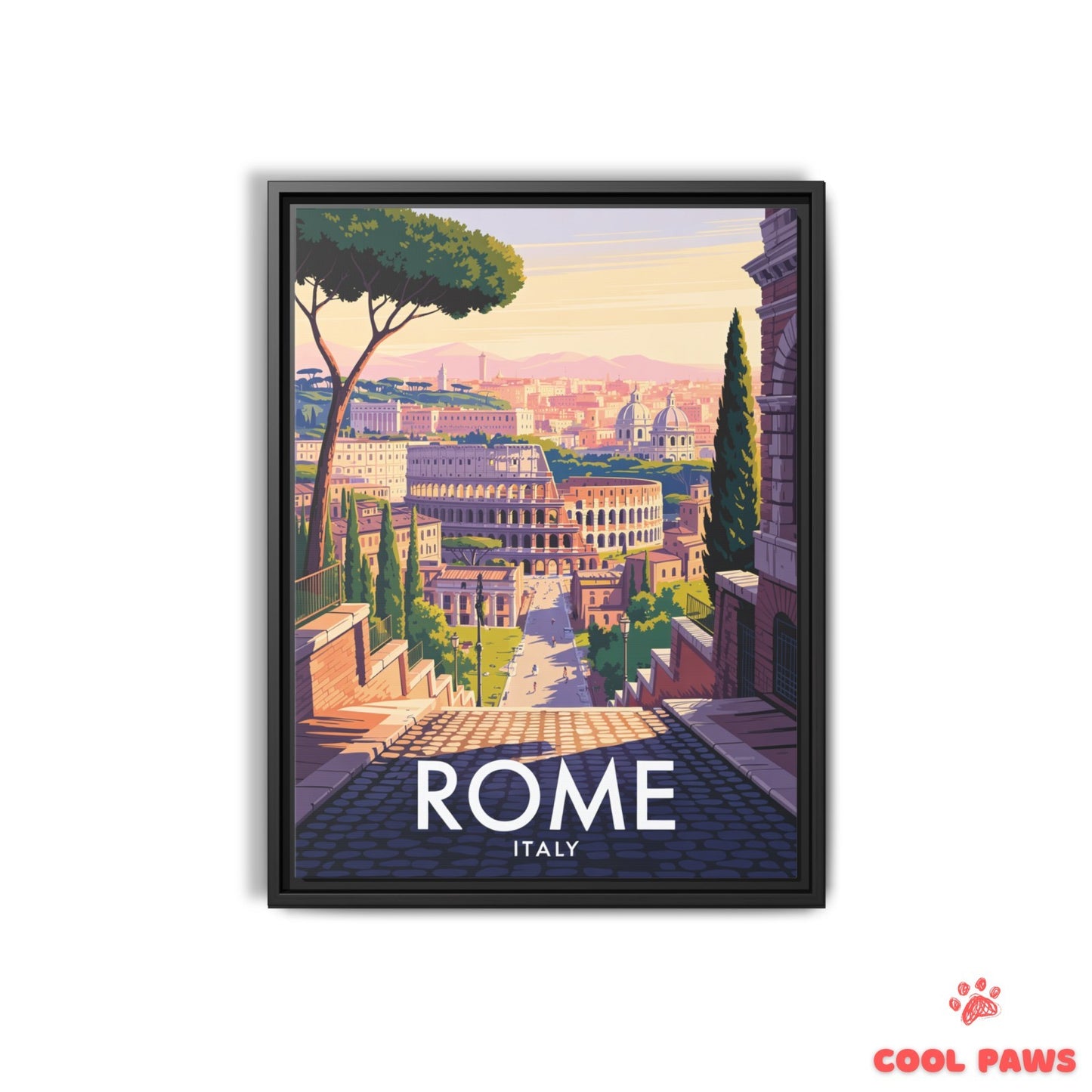 Rome Travel Print | Italian Colosseum | Italy