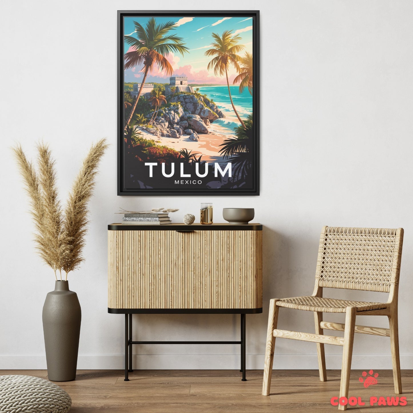 Tulum Travel Print | Mayan Ruins