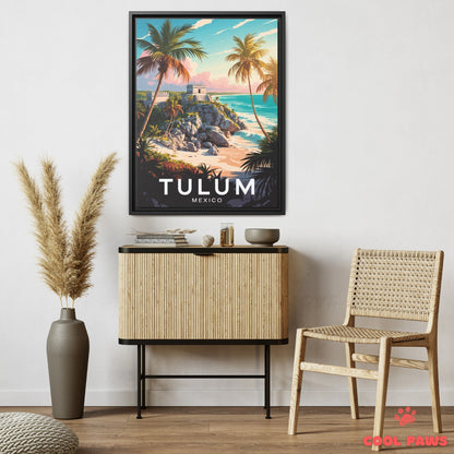 Tulum Travel Print | Mayan Ruins