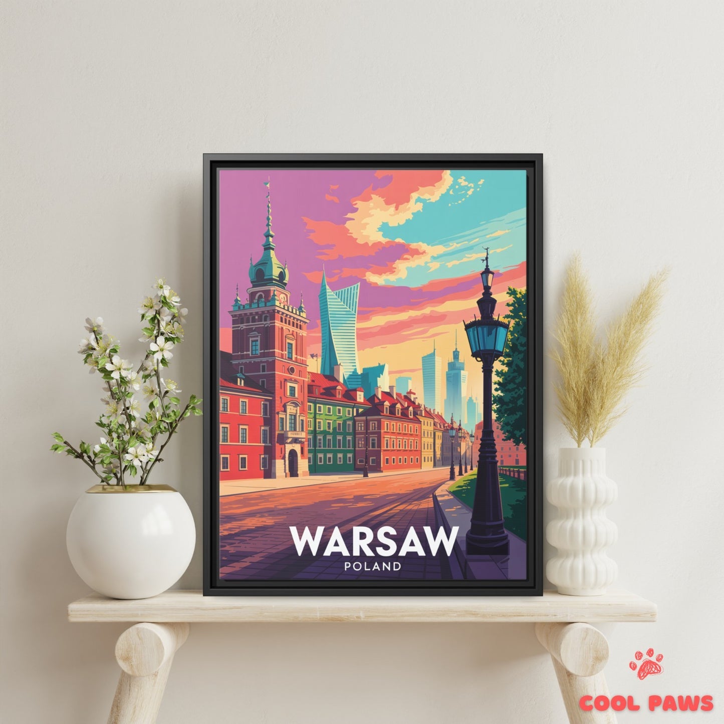 Warsaw Travel Print | Polish Royal Castle | Poland