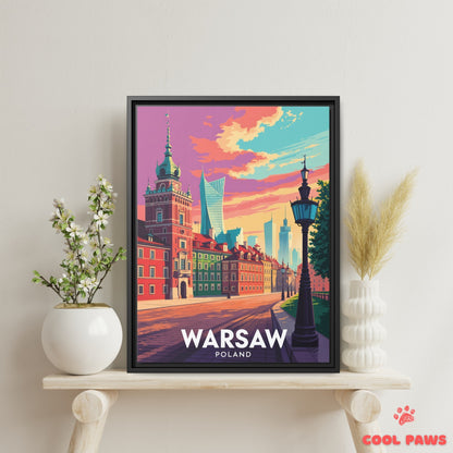Warsaw Travel Print | Polish Royal Castle | Poland