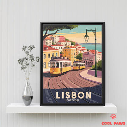 Lisbon Travel Print | Portuguese Tram | Portugal
