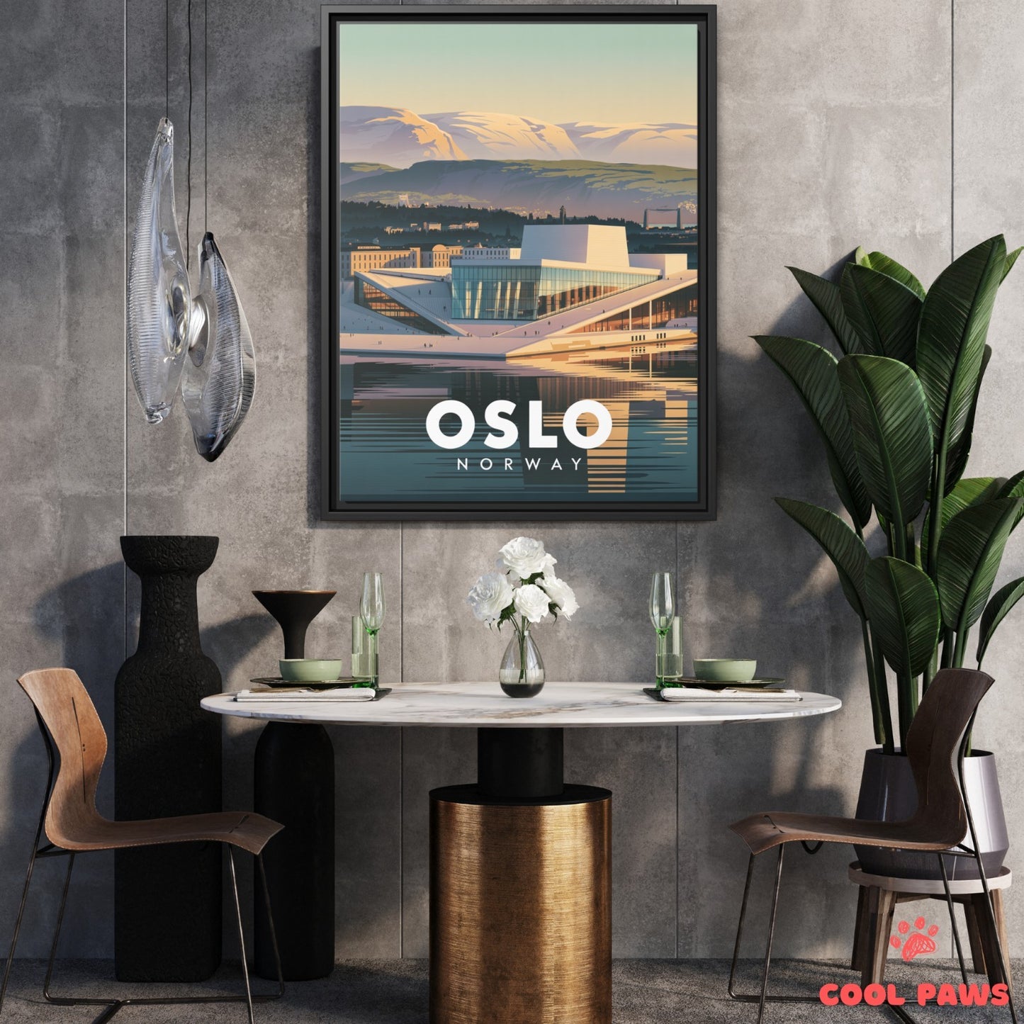 Oslo Travel Print | Norwegian Opera House | Norway